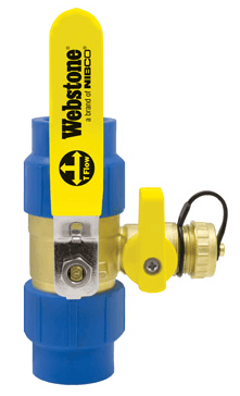 (Nibco Part#: H-100614W) 10061W Series - Pro-Connect PP-R Pro Ball Drain - Flow Control Products