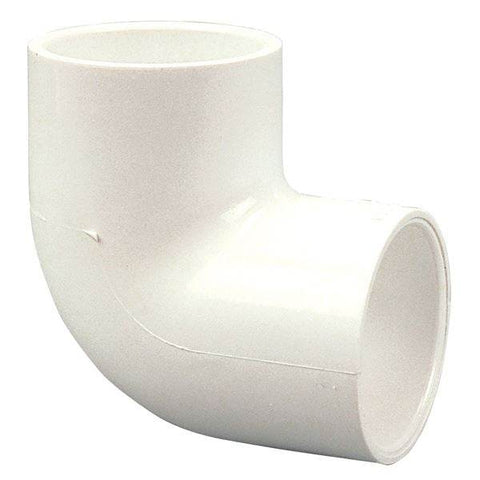 (Nibco Part#: L057220P) 4607 - 90-degree Elbow Slip x Slip - PVC Schedule 40 - Flow Control Products