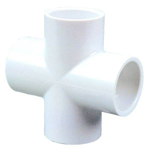 (Nibco Part#: L190200) 4635 - Cross All Slip - PVC Schedule 40 - Flow Control Products