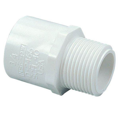 (Nibco Part#: L033300) 4604 - Male Adapter MIPT x Slip - PVC Schedule 40 - Flow Control Products