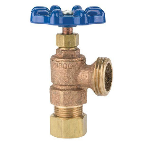 (Nibco Part#: N53LEP6) 4464 - Boiler Drain - Transition, Compression to Hose - Flow Control Products