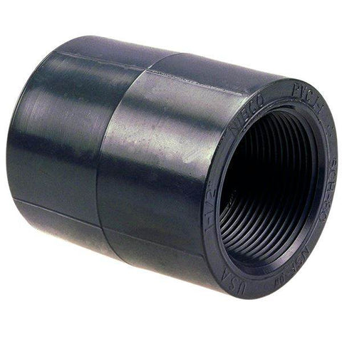 (Nibco Part#: CA02500) 4501-3-3 - Thread Coupling/Reducing Thread Coupling FPT x FPT - PVC Schedule 80 - Flow Control Products