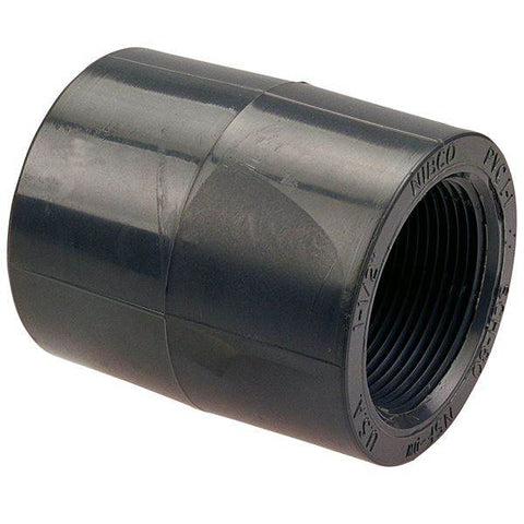 (Nibco Part#: CA04250) 4503 - Female Adapter Coupling S x FPT - PVC Schedule 80 - Flow Control Products