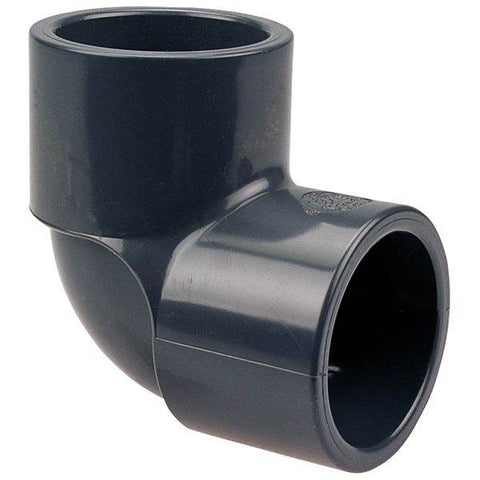 (Nibco Part#: CA06950) 4507 - Socket 90-degree Elbow S x S - PVC Schedule 80 - Flow Control Products