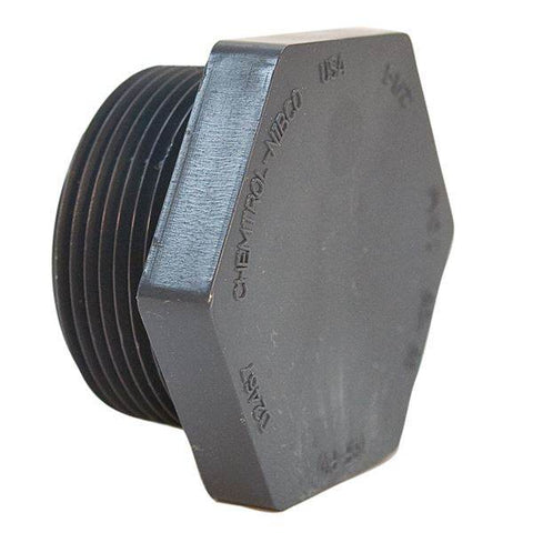 (Nibco Part#: CA10400) 4516-4 - Thread Plug MPT - PVC Schedule 80 - Flow Control Products