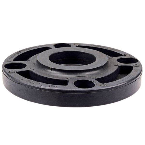 (Nibco Part#: CA16819) 4519-W - Blind Flange - PVC Schedule 80, One-Piece Webbed Design - Flow Control Products