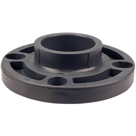 (Nibco Part#: CA23100) 4551-W - Socket Flange - PVC Schedule 80, One-Piece Webbed Design - Flow Control Products