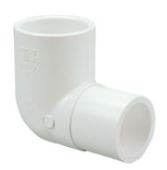 (Nibco Part#: L059350) 4607-2 - 90-degree Street Elbow Spg x Slip - PVC Schedule 40 - Flow Control Products