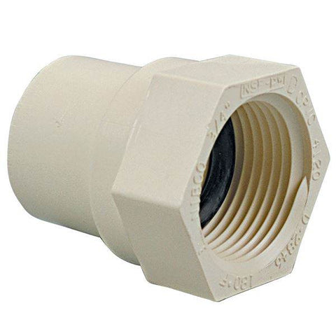 (Nibco Part#: M024950) 4703 - Female Adapter with Washer Slip x FIPT - CPVC-CTS - Flow Control Products