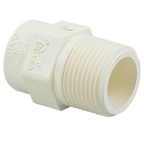 (Nibco Part#: M031350) 4704 - Male Adapter Slip x MIPT - CPVC-CTS - Flow Control Products