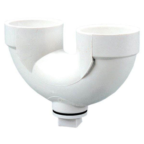 (Nibco Part#: K530300) 4878 - Return Bend Hub x Hub x Cleanout with Plug - PVC DWV - Flow Control Products