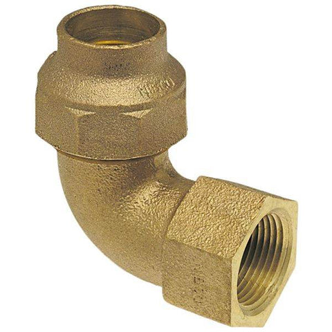 (Nibco Part#: 6049850) 507-3 - Flared 90-degree Elbow FL x F - Cast - Flow Control Products