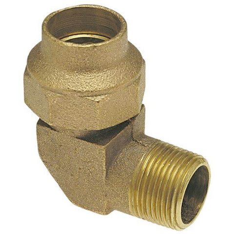 (Nibco Part#: 6053900) 507-4 - Flared 90-degree Elbow FL x M - Cast - Flow Control Products