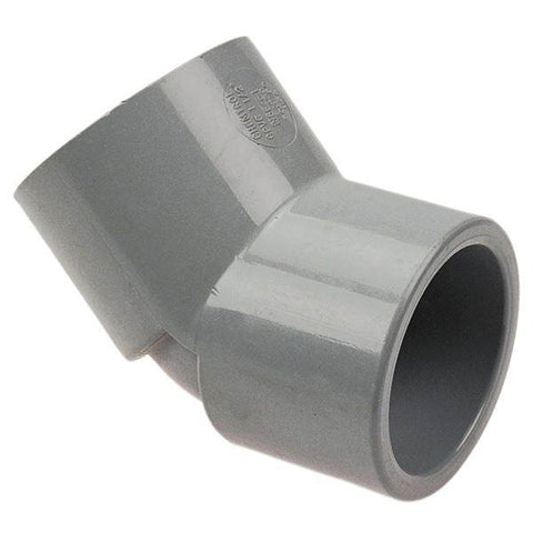 (Nibco Part#: CB04350) 5106 - Socket 45-degree Elbow S x S - Corzan CPVC Schedule 80 - Flow Control Products