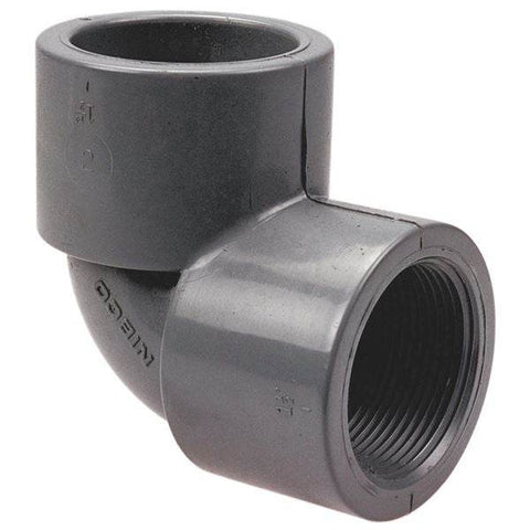 (Nibco Part#: CB06355) 5107-3 - Socket x Thread 90-degree Elbow S x FPT - Corzan CPVC Schedule 80 - Flow Control Products