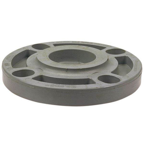 (Nibco Part#: CB14825) 5119-W - Blind Flange - Corzan CPVC Schedule 80, One-Piece Webbed Design - Flow Control Products