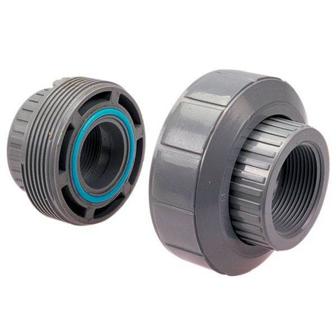 (Nibco Part#: CB18650) 5133-3-3 - FKM Threaded Union FPT x FPT - Corzan CPVC Schedule 80 - Flow Control Products