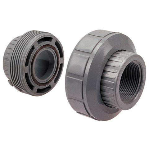 (Nibco Part#: CB18665) 5133-3 - FKM Female Adapter Union S x FPT - Corzan CPVC Schedule 80 - Flow Control Products