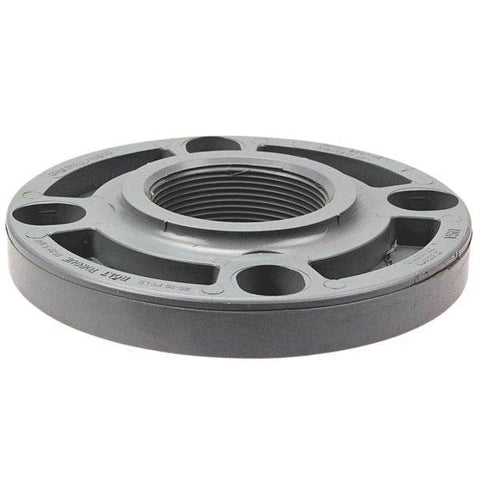 (Nibco Part#: CB20470) 5151-W-3 - Thread Flange - Corzan CPVC Schedule 80, One-Piece Webbed Design - Flow Control Products