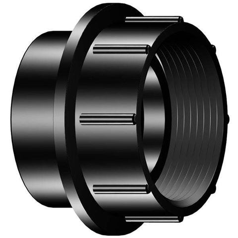(Nibco Part#: I026900) 5803-2-SW - Swivel Adapter Spg x FIPT - ABS DWV - Flow Control Products