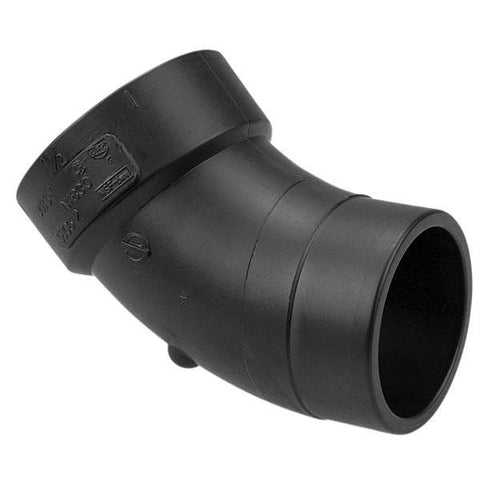 (Nibco Part#: I044000) 5806-2 - 45-degree Street Elbow Spg x H - ABS DWV - Flow Control Products