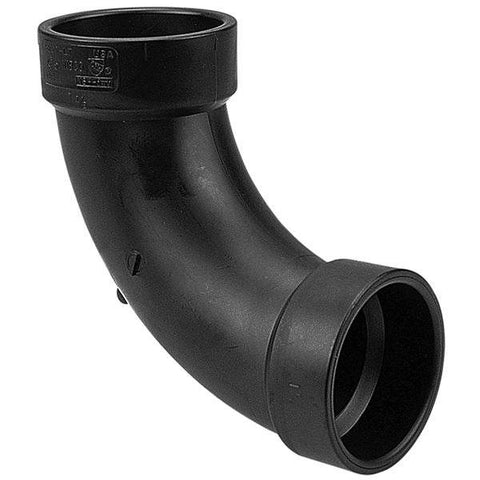 (Nibco Part#: I057170) 5807-LT - 90-degree Long Turn Elbow H x H - ABS DWV - Flow Control Products