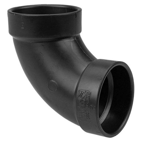 (Nibco Part#: I055300) 5807 - 90-degree Elbow H x H - ABS DWV - Flow Control Products