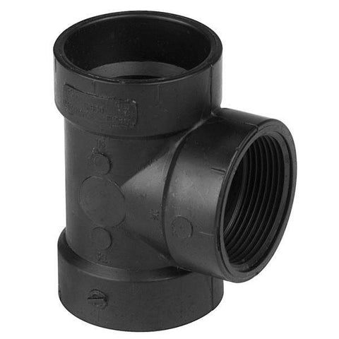 (Nibco Part#: I113030) 5811-14-V - Test Tee H x H x FIPT - ABS DWV - Flow Control Products