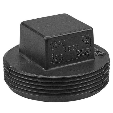(Nibco Part#: I177250) 5818 - Plug MIPT - ABS DWV - Flow Control Products
