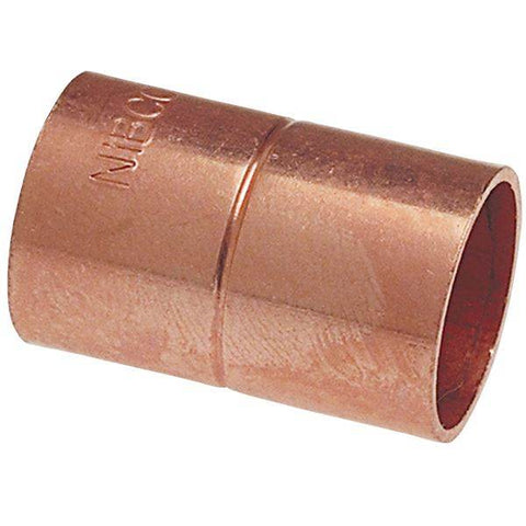 (Nibco Part#: 9002353) 600-RS - Coupling with Rolled Tube Stop C x C - Wrot - Flow Control Products