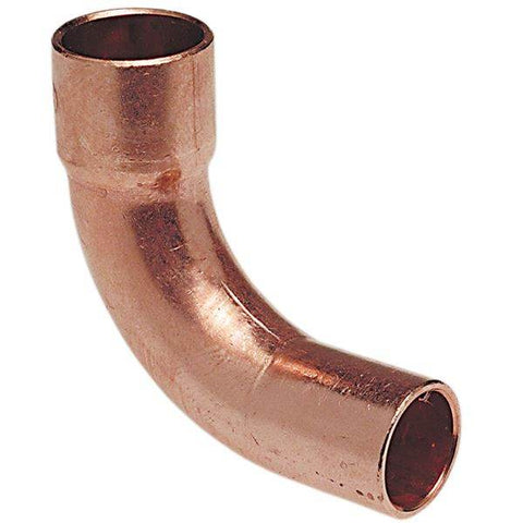 (Nibco Part#: 9080700) 607-2-LT - 90-degree Fitting Elbow Long Radius Ftg x C - Wrot - Flow Control Products