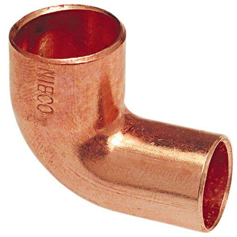 (Nibco Part#: 9059350CB) 607-2 - 90-degree Fitting Elbow Close Rough Ftg x C - Wrot - Flow Control Products