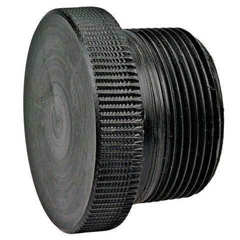 (Nibco Part#: CC03750) 6116-4 - Thread Plug MPT - Black Polypropylene Schedule 80 - Flow Control Products