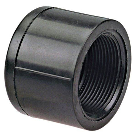 (Nibco Part#: CC04350) 6117-3 - Thread Cap FPT - Black Polypropylene Schedule 80 - Flow Control Products