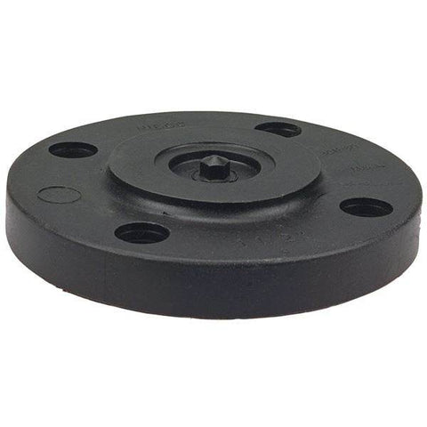 (Nibco Part#: CC06050) 6119-H - Blind Flange - Black Polypropylene Schedule 80, One-Piece Solid Design - Flow Control Products