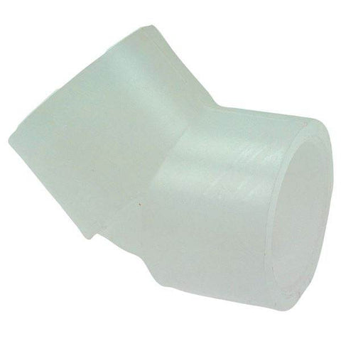 (Nibco Part#: CN01300) 6206 - Socket 45-degree Elbow S x S - Chem-Pure Natural Polypropylene Schedule 80 - Flow Control Products