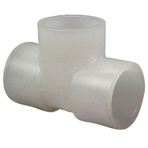 (Nibco Part#: CN02850) 6211 - Socket Tee S x S x S - Chem-Pure Natural Polypropylene Schedule 80 - Flow Control Products