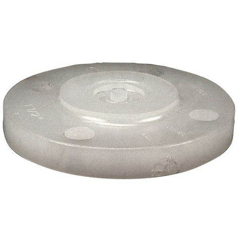 (Nibco Part#: CN07400) 6219-H - Blind Flange - Chem-Pure Natural Polypropylene Schedule 80, One-Piece Solid Design - Flow Control Products