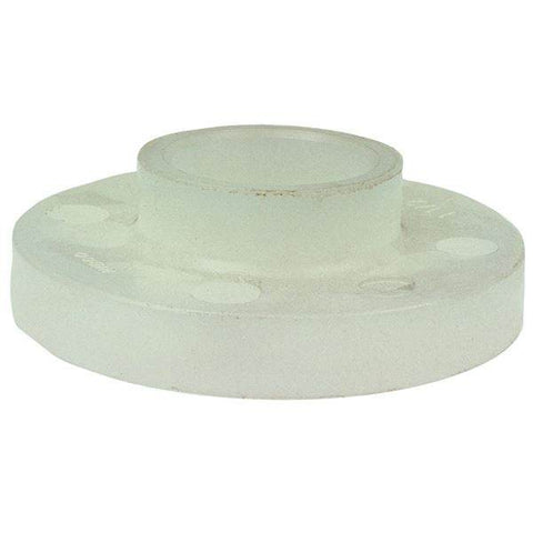 (Nibco Part#: CN07300) 6251-H - Socket Flange - Chem-Pure Natural Polypropylene Schedule 80, One-Piece Solid Design - Flow Control Products