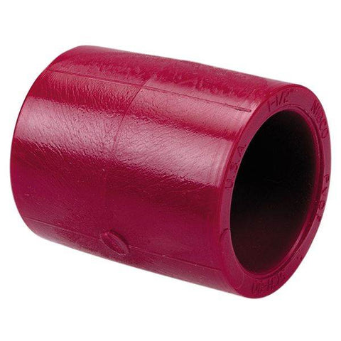 (Nibco Part#: CD00050) 6501 - Socket Coupling S x S - Kynar Red PVDF Schedule 80 - Flow Control Products
