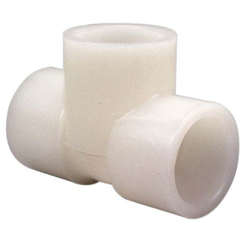 (Nibco Part#: CE01850) 6611 - Socket Tee S x S x S - Kynar Natural PVDF Schedule 80 - Flow Control Products