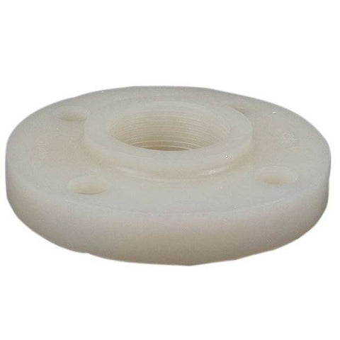 (Nibco Part#: CE04950) 6651-H-3 - Thread Flange - Kynar Natural PVDF Schedule 80, One-Piece Solid Design - Flow Control Products