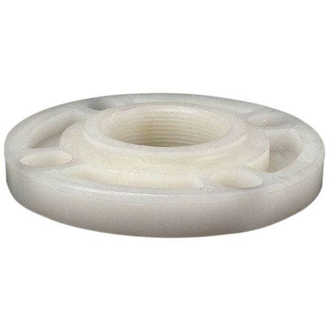 (Nibco Part#: CE04748) 6651-W-3 - Thread Flange - Kynar® Natural PVDF Schedule 80, One-Piece Webbed Design - Flow Control Products