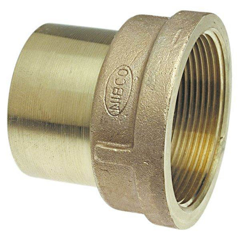 (Nibco Part#: B02885L) 703-2R-LF - Fitting Adapter Ftg x F - Cast - Flow Control Products