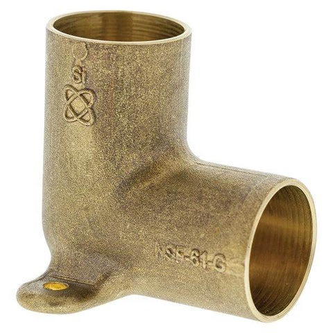 (Nibco Part#: BF7360L) 707-5-LF - 90-degree Drop Elbow C x C - Performance Bronze - Flow Control Products