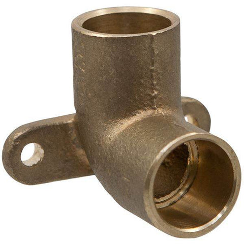 (Nibco Part#: BF7355L) 707-5-LF - 90-degree Drop Elbow C x C - Performance Bronze - Flow Control Products