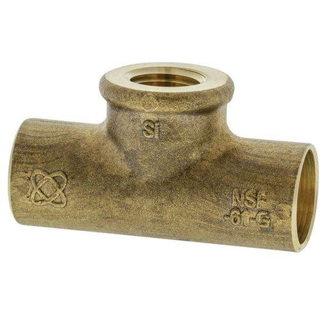 (Nibco Part#: BF4590L) 712-LF - Tee C x C x F - Cast - Flow Control Products