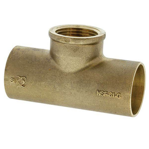 (Nibco Part#: BF4645L) 712-LF - Tee C x C x F - Cast - Flow Control Products