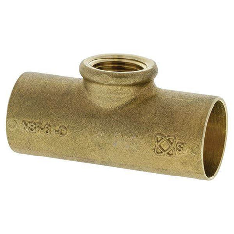(Nibco Part#: BF4620L) 712-LF - Tee C x C x F - Cast - Flow Control Products