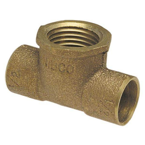 (Nibco Part#: B14680L) 712-LF - Tee C x C x F - Cast - Flow Control Products